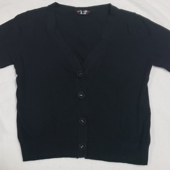 Half Sleeve Button Up Cardigan - Picture 2 of 10